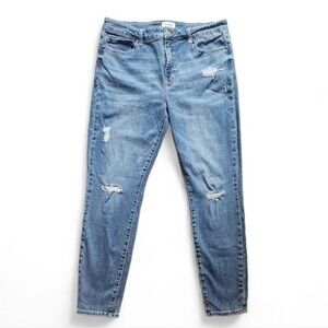 Pistola distressed skinny jeans woman size 32 aesthetic basic distressed